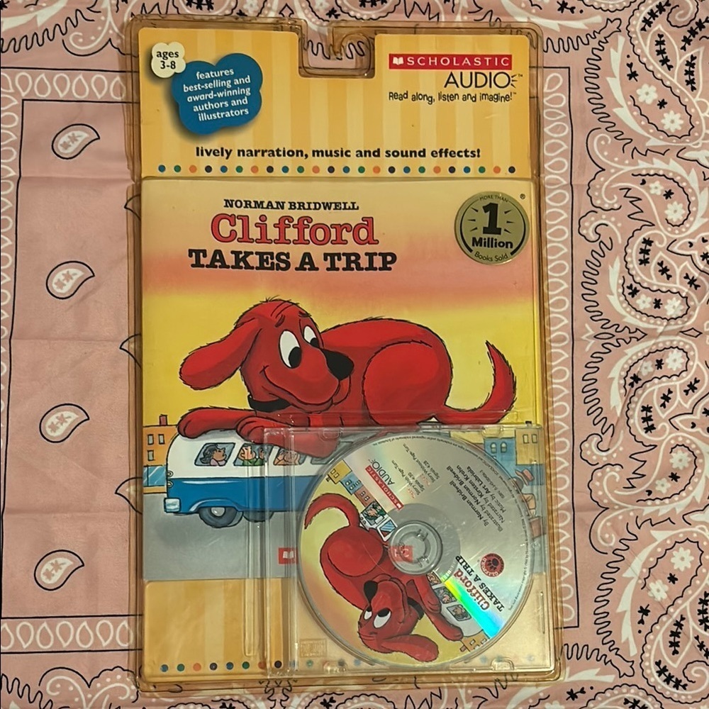 Vintage unopened Clifford Takes a Trip Audio Book 2006